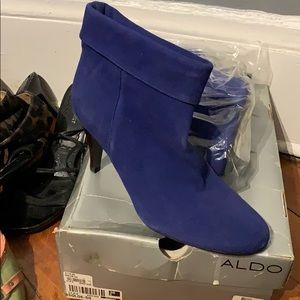 Aldo royal blue size 38 booties